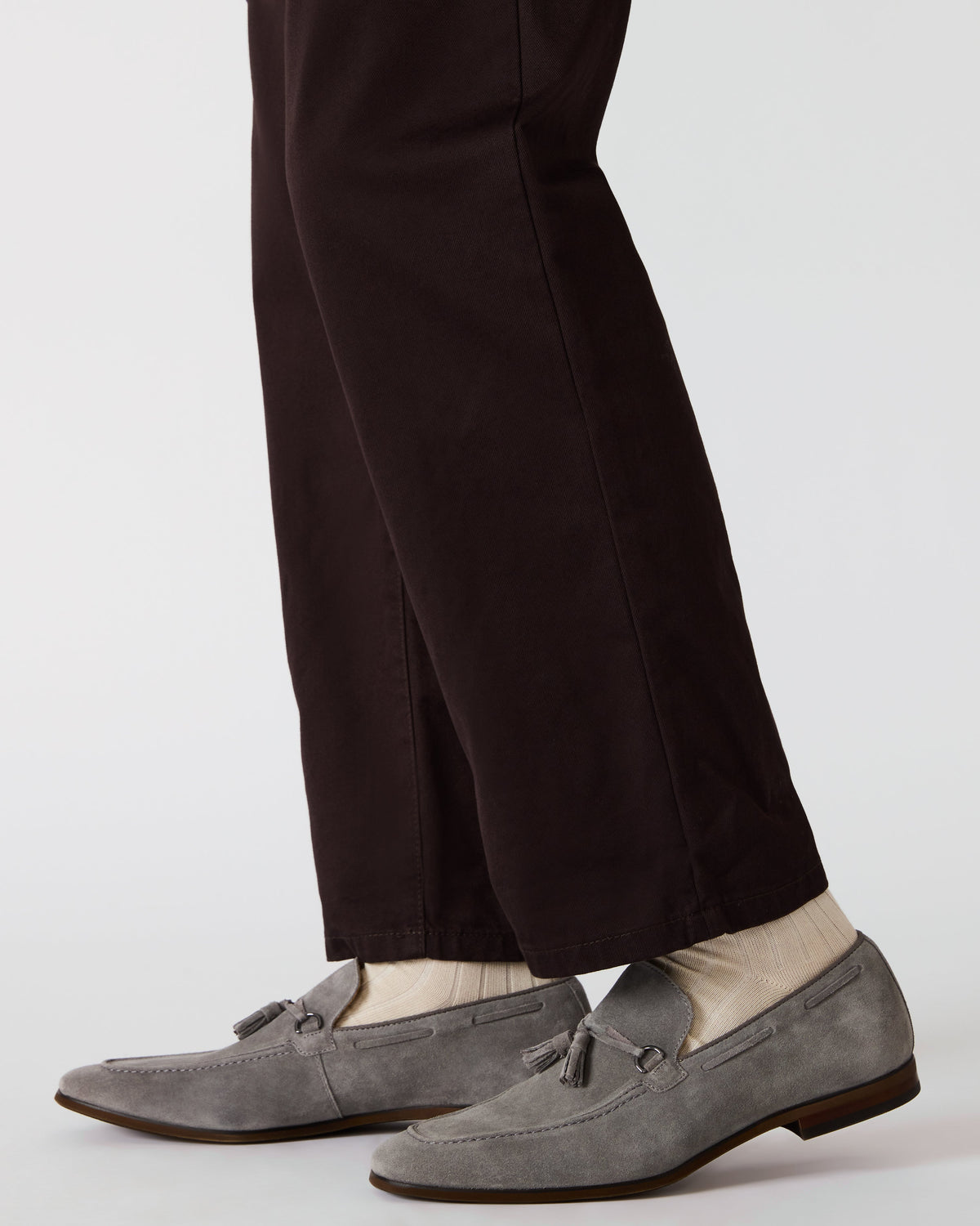 LOGAN LIGHT GREY SUEDE  Famous | Online Store