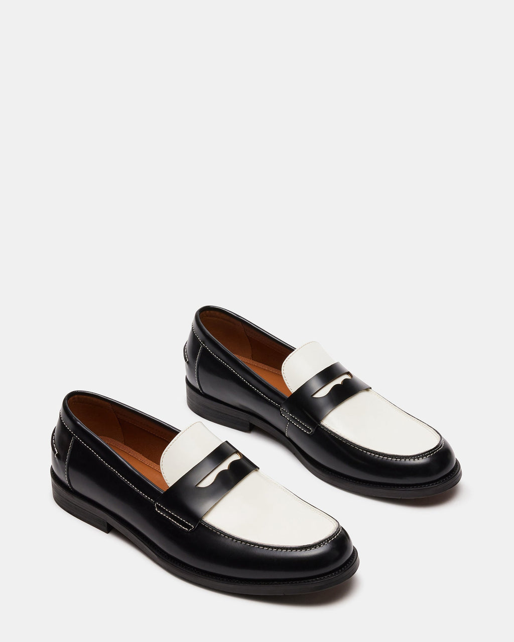 NATAN BLACK/WHITE LEATHER  Famous | Online Store