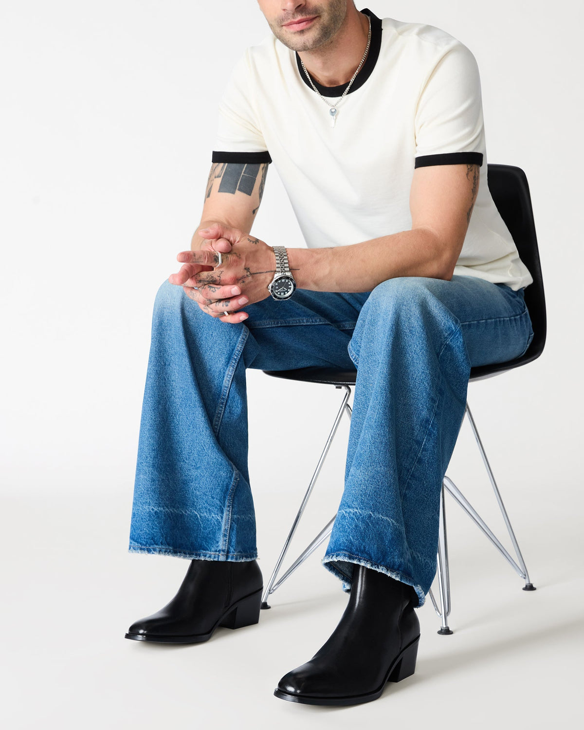 RICHIE BLACK LEATHER  Famous | Online Store