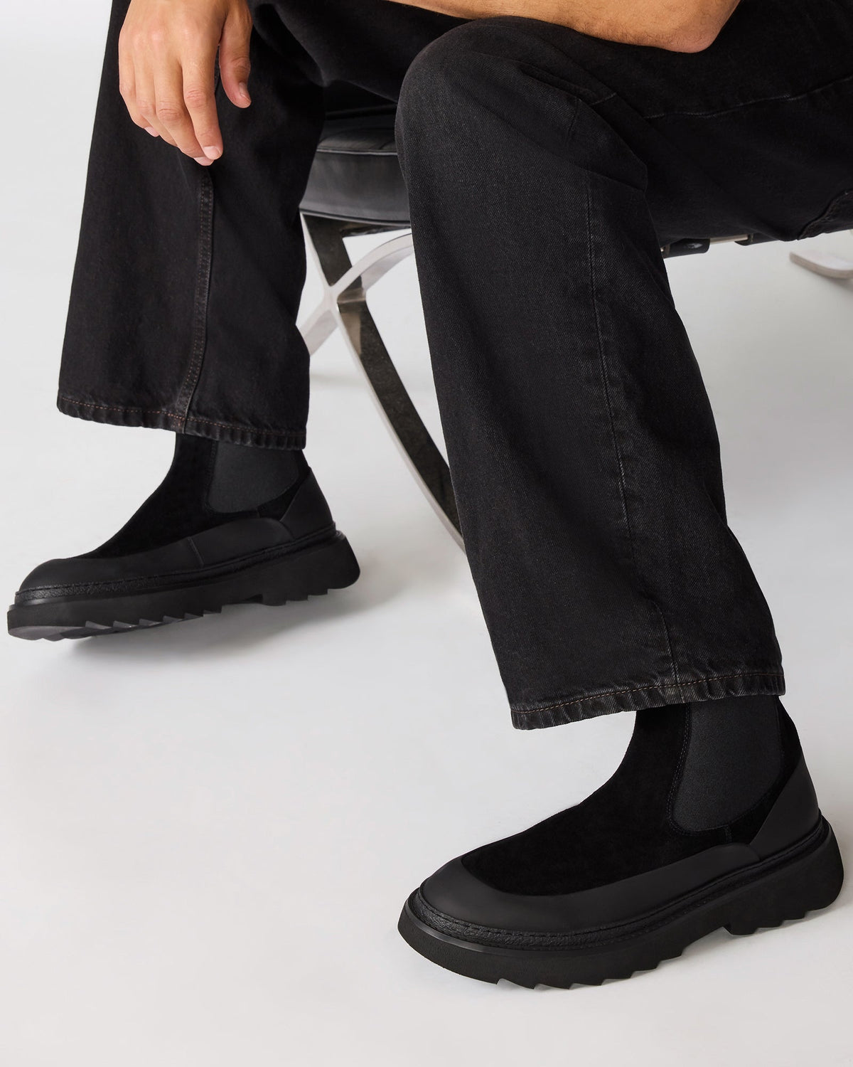 RYLAN BLACK SUEDE  Famous | Online Store