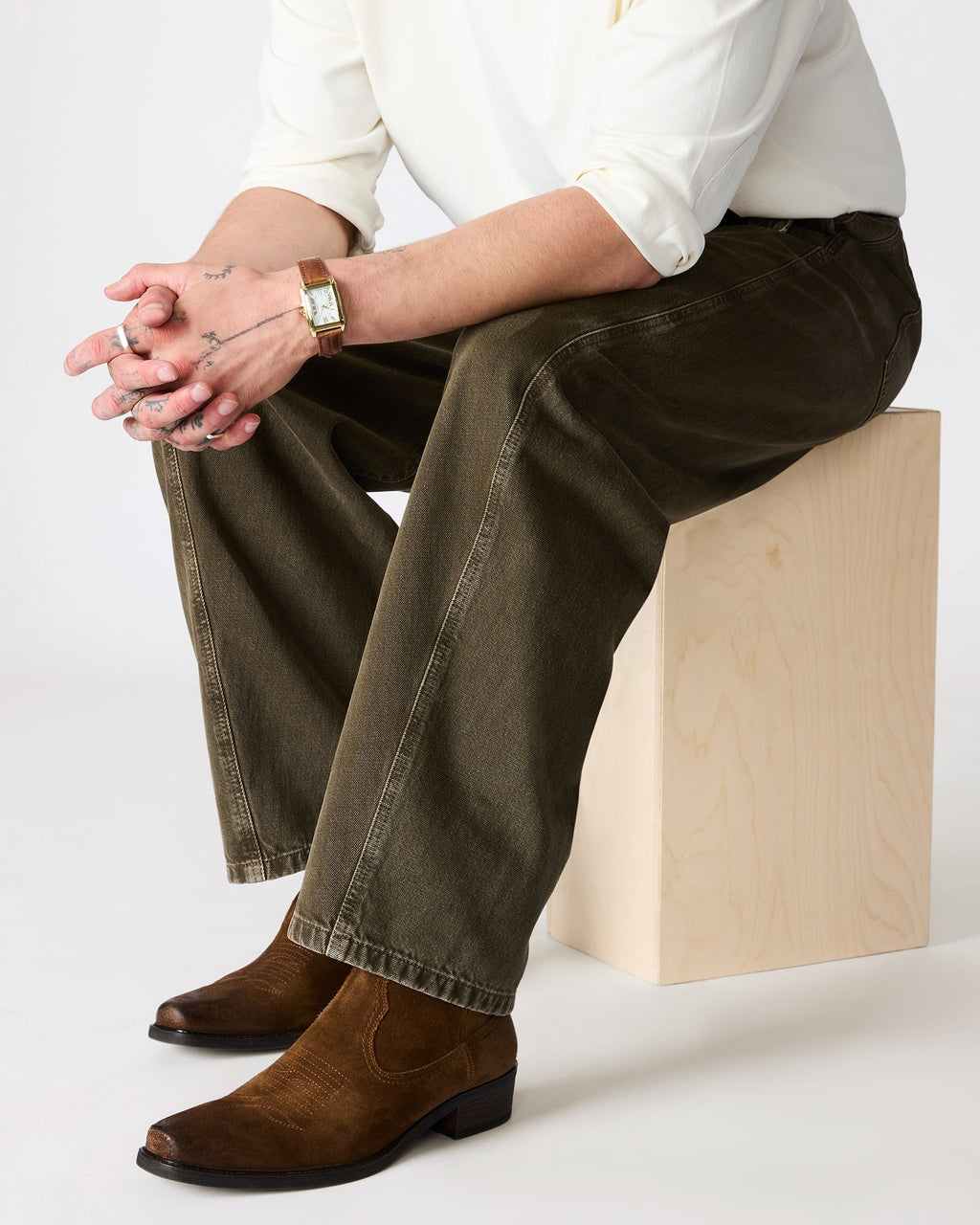 SANDERSON TAN SUEDE  Famous | Online Store