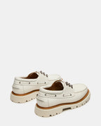 VICTOR WHITE LEATHER  Famous | Online Store