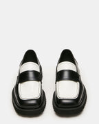 VINCENZO BLACK/WHITE LEATHER  Famous | Online Store