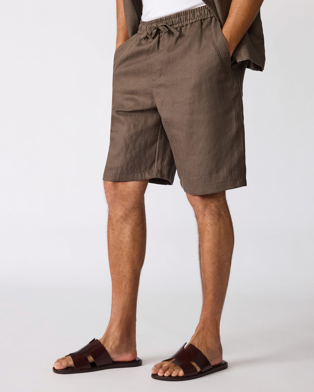 YUSSUF BROWN LEATHER  Famous | Online Store