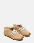 AZIEL SNEAKER & SHOELACE BROWN BUNDLE