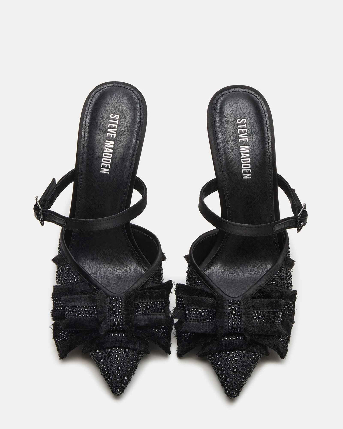 BAYLIN BLACK SATIN RHINESTONES