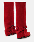 BOZEMAN RED SUEDE