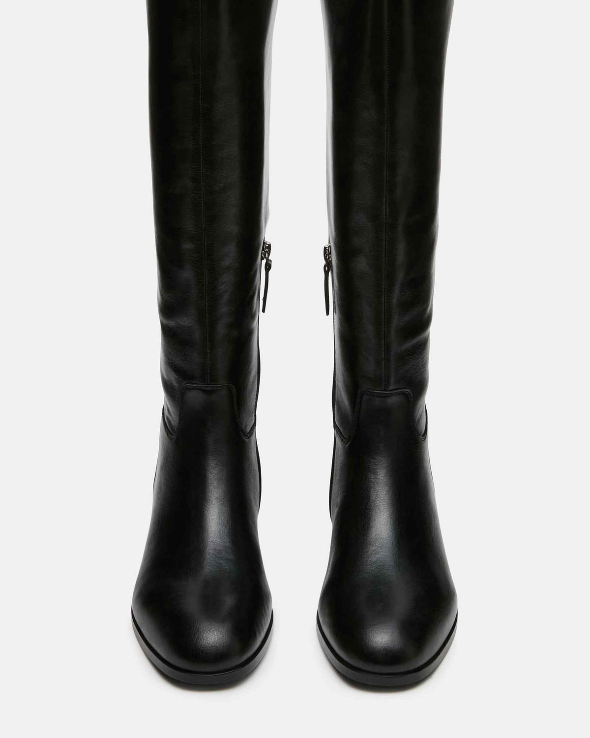 CANTER BLACK LEATHER WIDE CALF