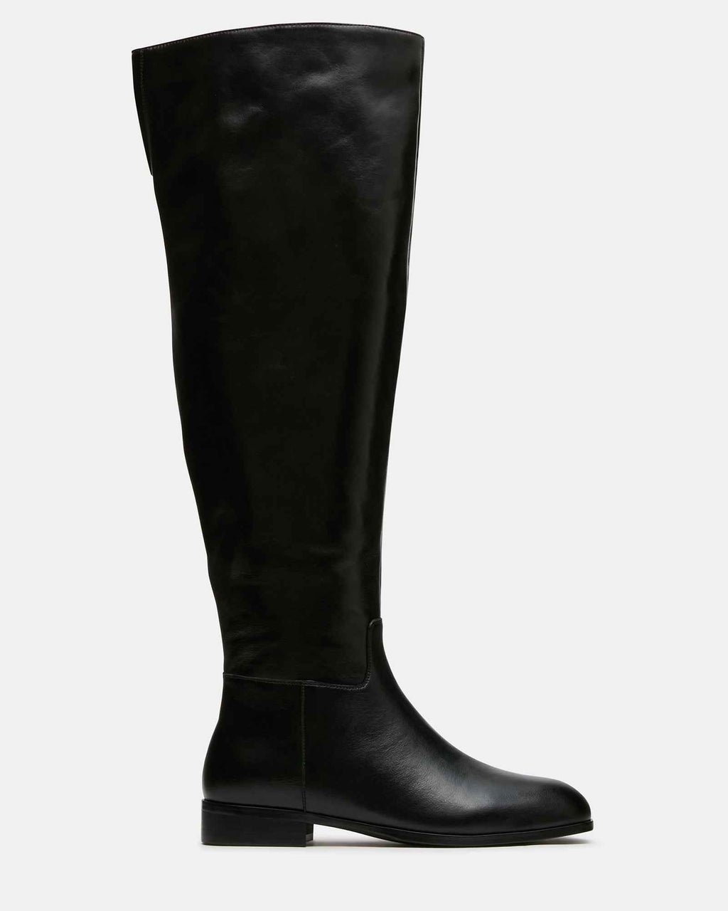 CANTER BLACK LEATHER WIDE CALF