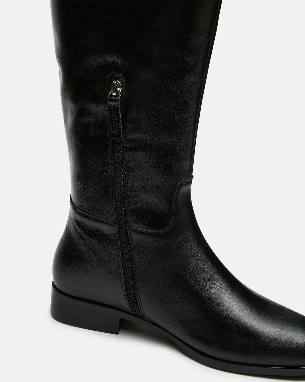 CANTER BLACK LEATHER WIDE CALF