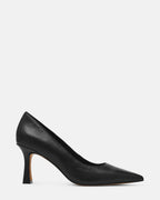 DELLA BLACK LEATHER