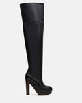 DELMIRA BLACK LEATHER