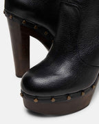 DELMIRA BLACK LEATHER