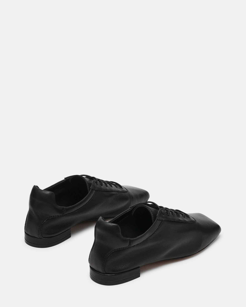 DELPHY LACE-UP BLACK LEATHER