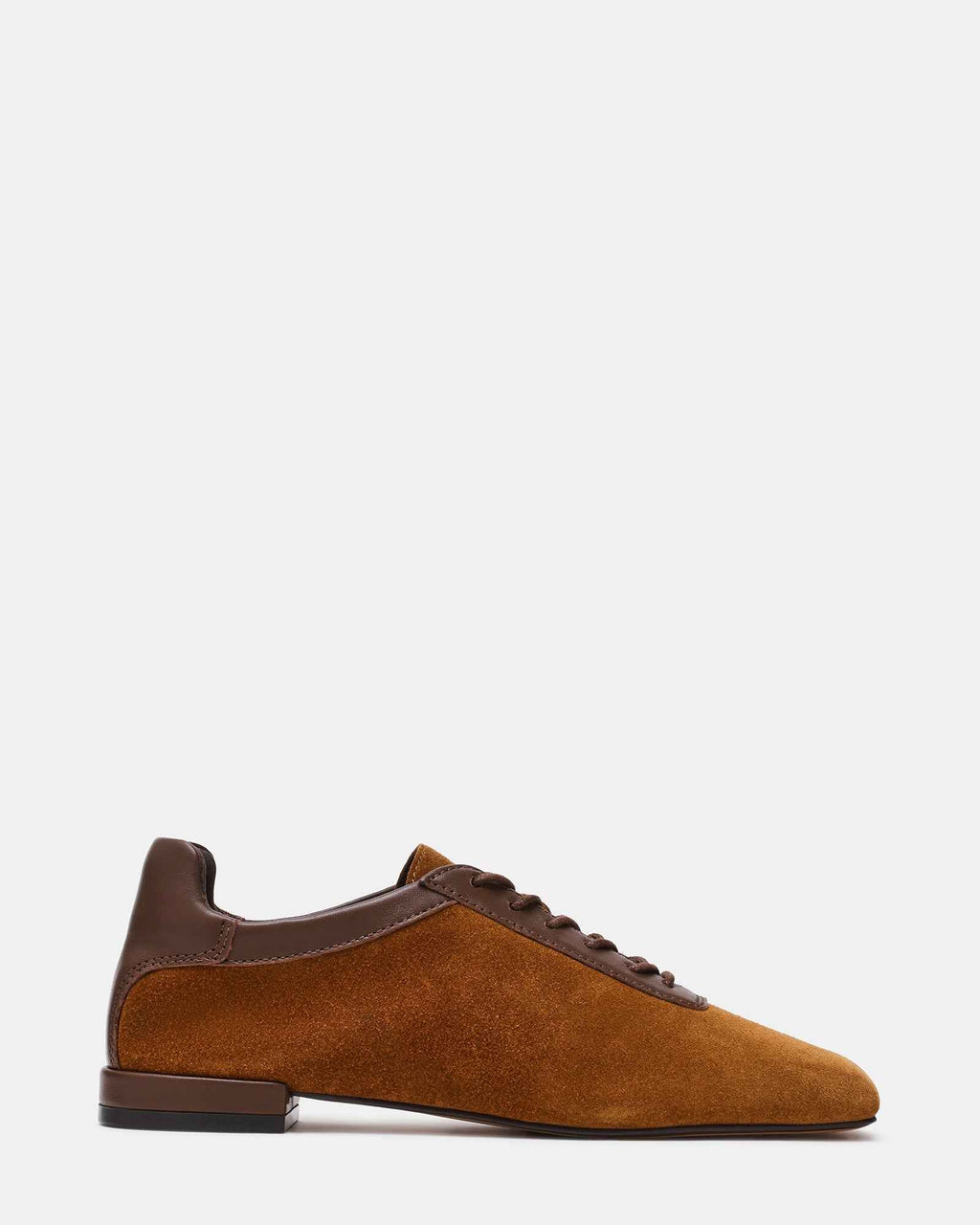 DELPHY LACE-UP TAN SUEDE