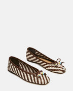 DIVY WHITE/BROWN LEATHER
