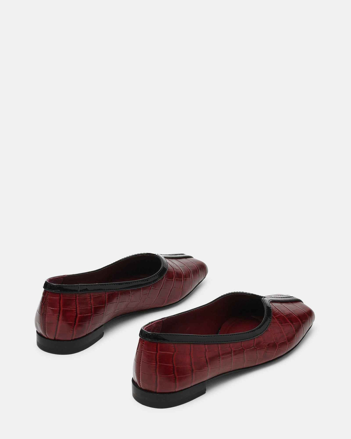 DORELIA BURGUNDY CROCODILE LEATHER