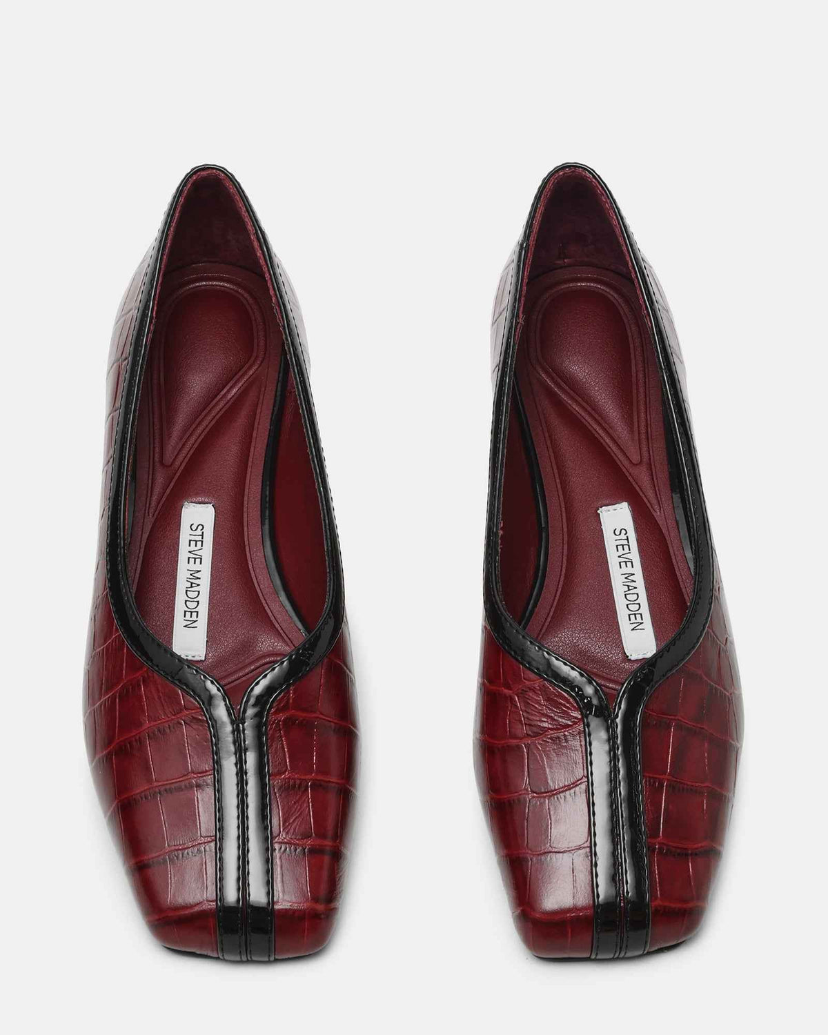 DORELIA BURGUNDY CROCODILE LEATHER
