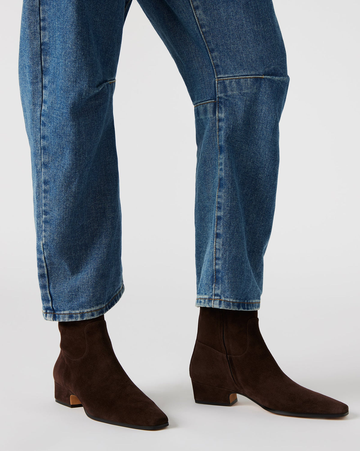 DUSTY CHOCOLATE BROWN SUEDE  Famous | Online Store