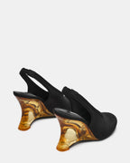 DYRA BLACK SATIN  Famous | Online Store