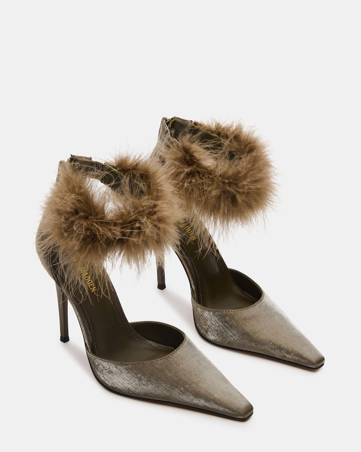 ELUSIVE OLIVE SATIN  Famous | Online Store