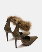 ELUSIVE OLIVE SATIN  Famous | Online Store