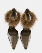 ELUSIVE OLIVE SATIN  Famous | Online Store