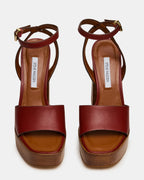FLORIA RUST LEATHER  Famous | Online Store