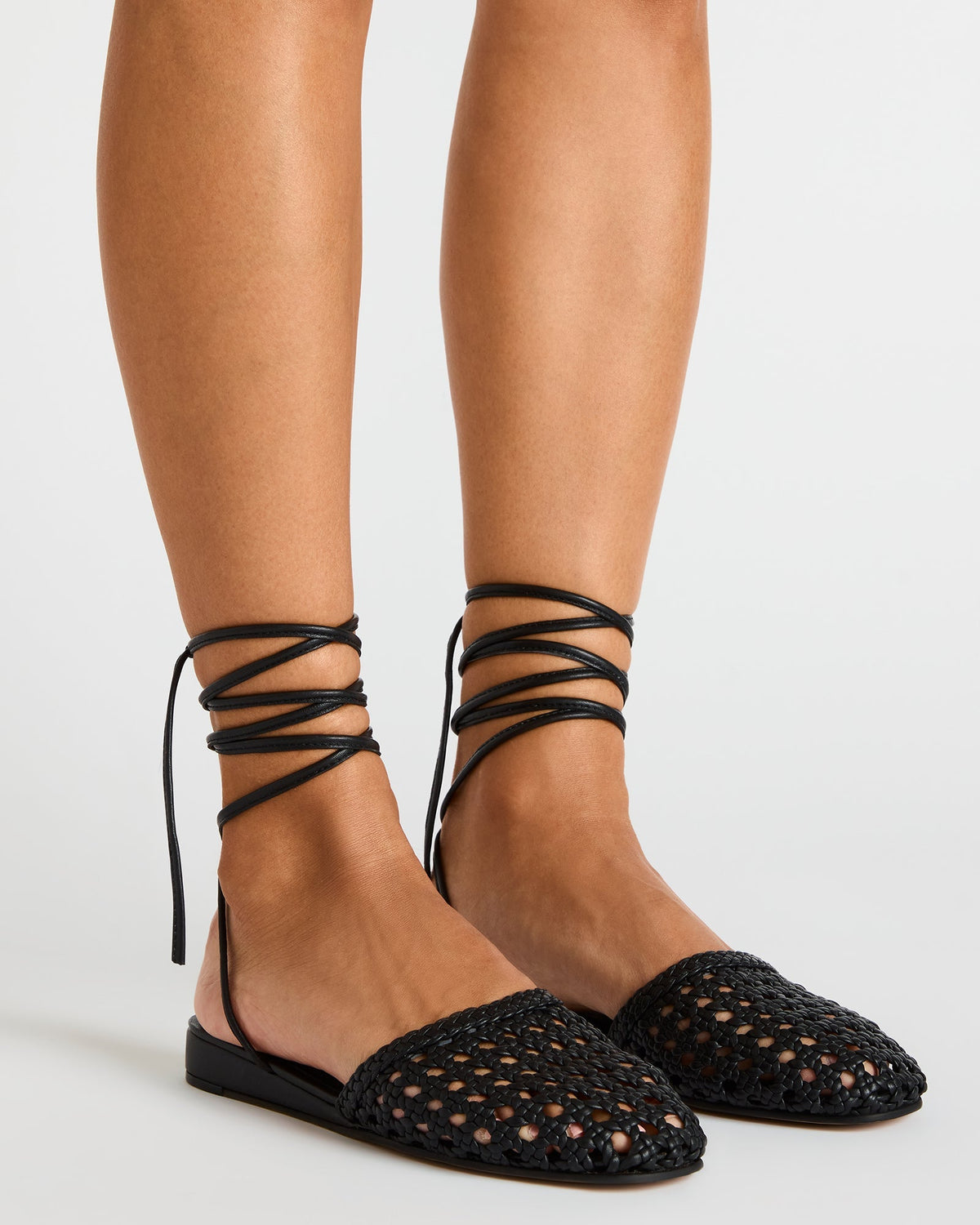 FLUTTER BLACK LEATHER  Famous | Online Store