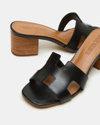 HANA BLACK LEATHER  Famous | Online Store
