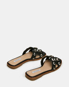 HADYN STUDS BLACK LEATHER  Famous | Online Store