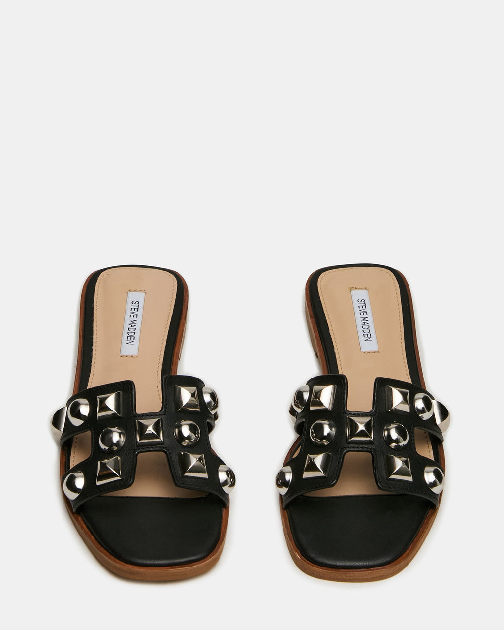 HADYN STUDS BLACK LEATHER  Famous | Online Store