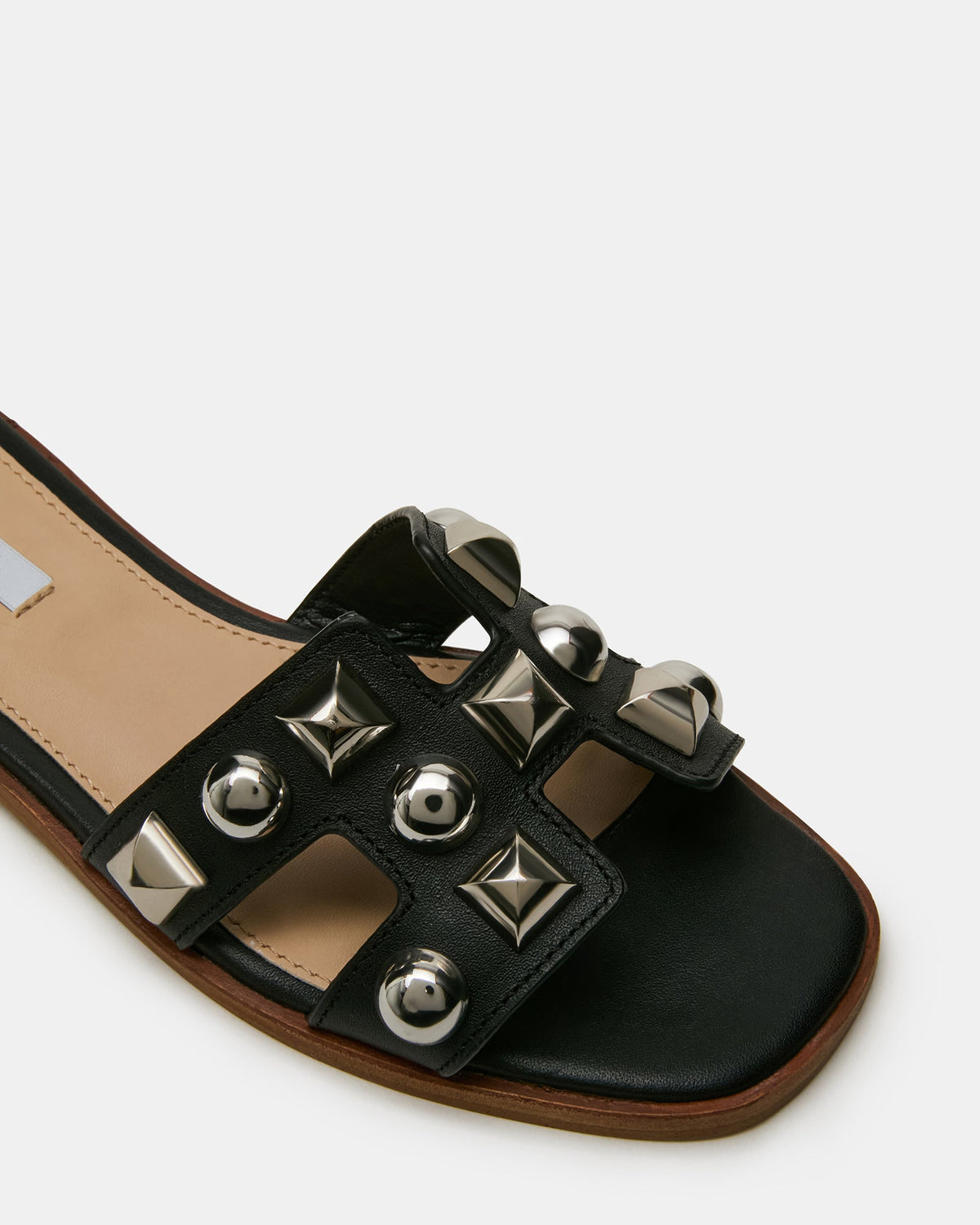 HADYN STUDS BLACK LEATHER  Famous | Online Store