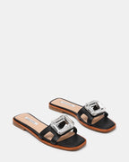 HALETTE BLACK LEATHER  Famous | Online Store