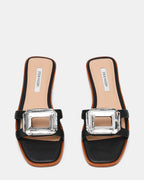 HALETTE BLACK LEATHER  Famous | Online Store