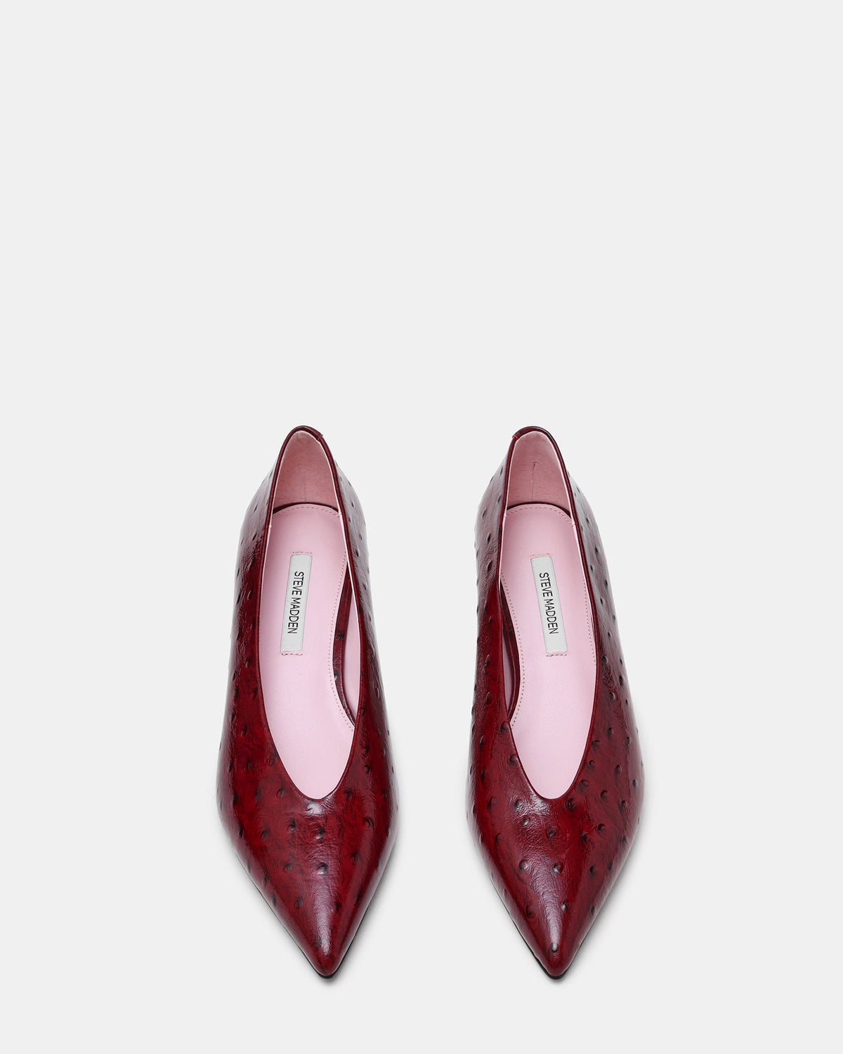 JAFFA OSTRICH DARK CHERRY LEATHER  Famous | Online Store
