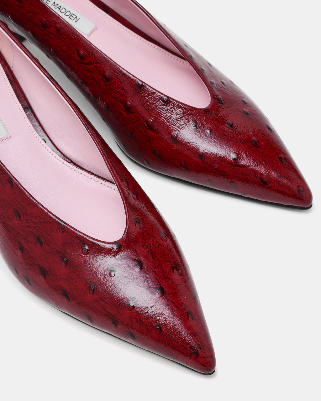 JAFFA OSTRICH DARK CHERRY LEATHER  Famous | Online Store