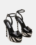 JEZZICA BLACK/ZEBRA  Famous | Online Store