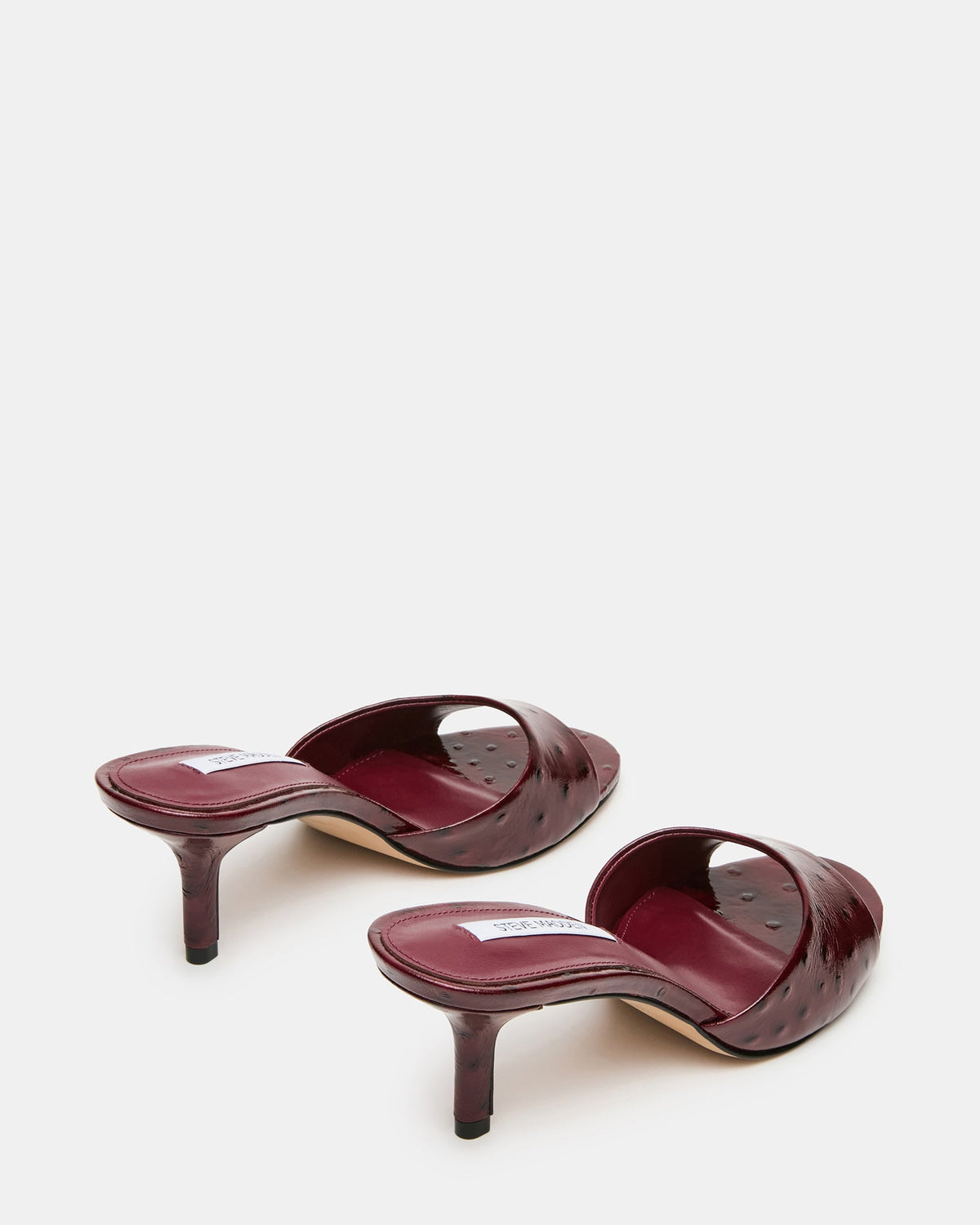 KENDRIX OSTRICH DARK CHERRY LEATHER  Famous | Online Store