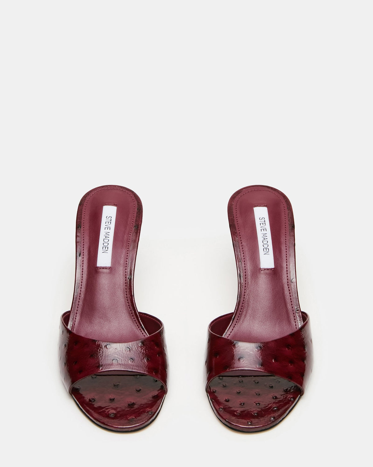 KENDRIX OSTRICH DARK CHERRY LEATHER  Famous | Online Store