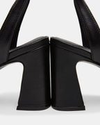 LARAH BLACK LEATHER  Famous | Online Store