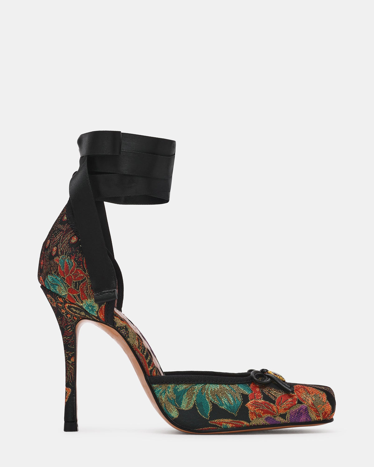 LARINA BLACK MULTI BROCADE  Famous | Online Store