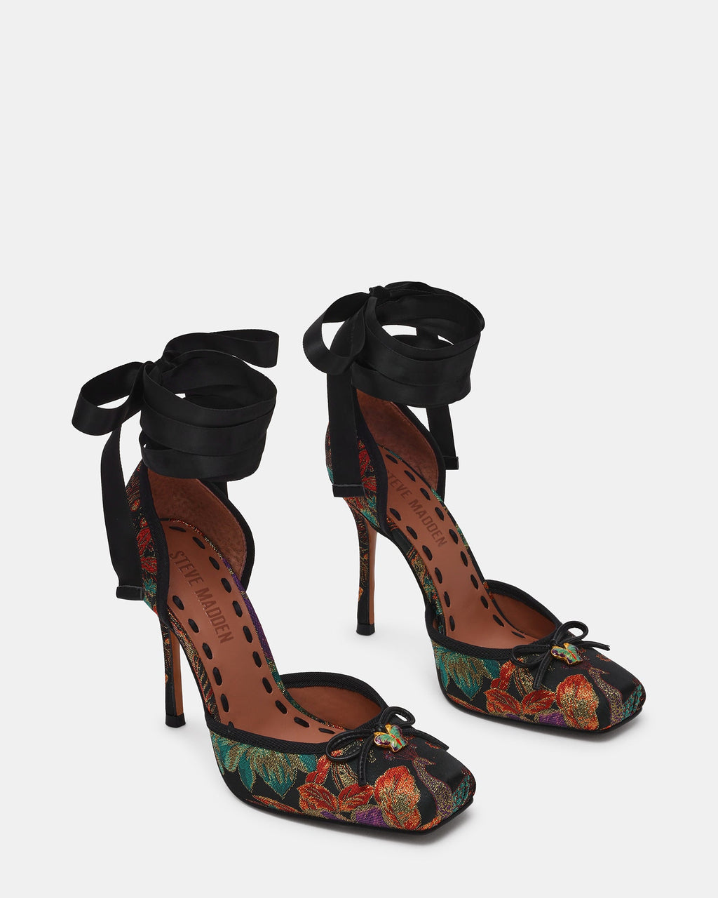 LARINA BLACK MULTI BROCADE  Famous | Online Store