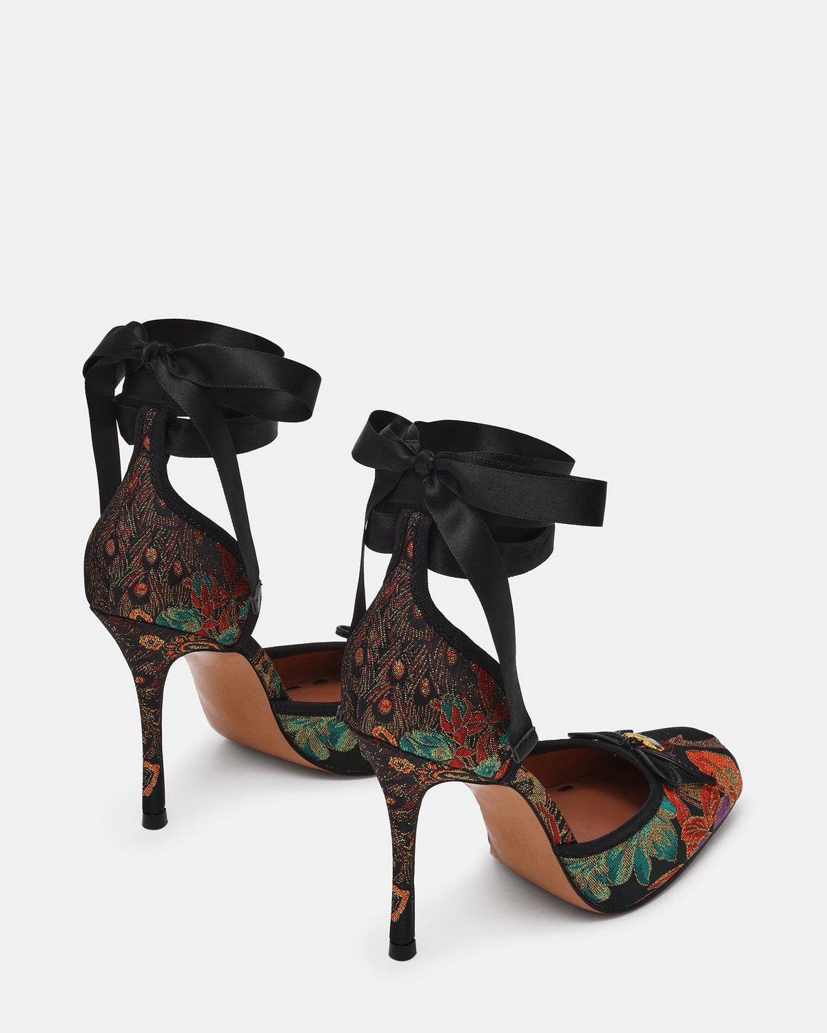 LARINA BLACK MULTI BROCADE  Famous | Online Store