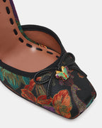 LARINA BLACK MULTI BROCADE  Famous | Online Store