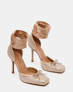 LARINA CHAMPAGNE RHINESTONES  Famous | Online Store