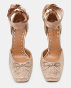 LARINA CHAMPAGNE RHINESTONES  Famous | Online Store