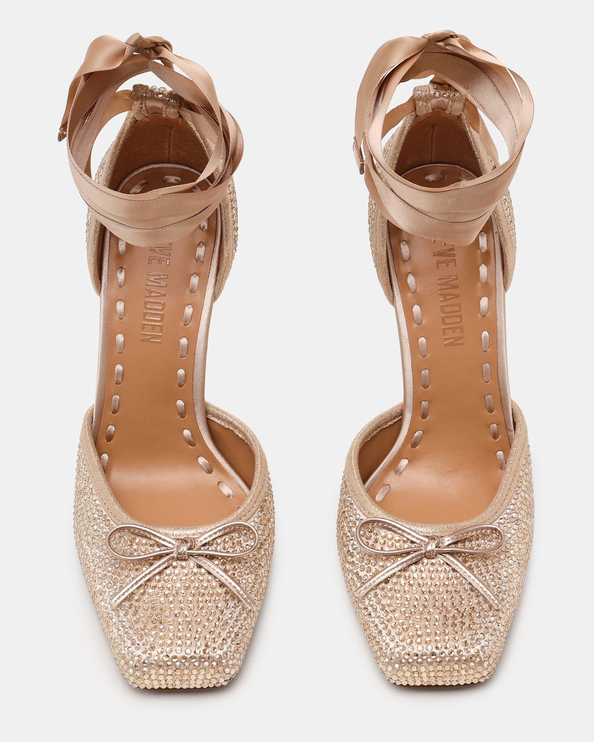 LARINA CHAMPAGNE RHINESTONES  Famous | Online Store