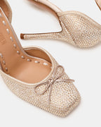 LARINA CHAMPAGNE RHINESTONES  Famous | Online Store