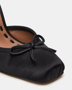 LARINA BLACK SATIN  Famous | Online Store
